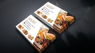 Fast Food Business Card - Photoshop Tutorial