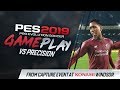 PES 2019 Gameplay - Liverpool vs Barcelona (vs Precision) Winter/Snow at Anfield!