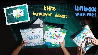 unboxing tws summer beat 🔆 | our, now, wv ver