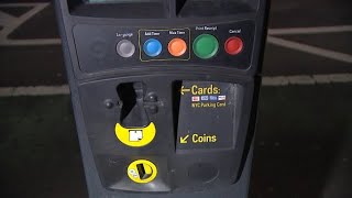 New York City parking meters rejecting credit cards due to software glitch