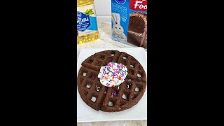 Cake in a Waffle Iron