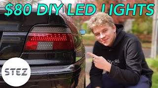 $80 LED taillights BUILT FROM SCRATCH (E39 BMW 5 Series)