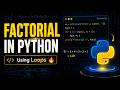 PYTHON PROGRAM TO CALCULATE FACTORIAL OF NUMBER