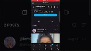 I Paid Cardi B OnlyFans Ain’t Nothing There
