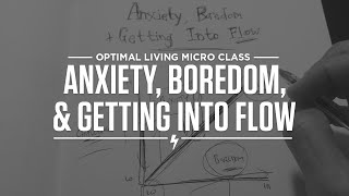 Micro Class: Anxiety, Boredom and Getting into Flow