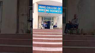 ruhs college of nursing science/ruhs cons #ruhs #jaipur