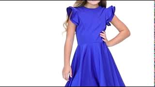 ASHLEYLauren Kids 8042 Girls Interview Dress Clothing Outfit