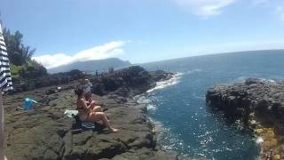 Queen's Bath- Kauai, Hawaii; lost gopro rescued!