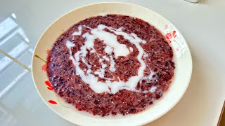 Cara Buat Bubur Pulut Hitam Paling Sedap | Kongsi Rezeki Dengan Rakan Sekerja