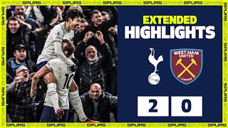 Son and Royal burst Hammers' bubble | EXTENDED HIGHLIGHTS | Spurs 2-0 West Ham