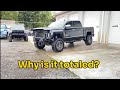 Rebuilding a wrecked 2015 GMC Sierra. Part 1. Will it start?