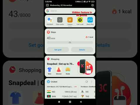 Hidden Features in My Phone | Step Counter, Health Monitor | #fitness | #redmi