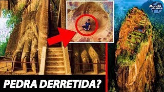 Misteriosa Cidade Antiga encontrada no topo de uma rocha enorme no Sri Lanka!
