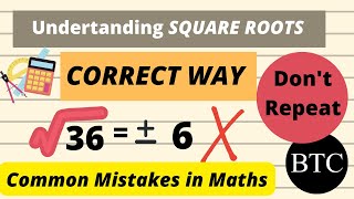 Understanding SQUARE ROOTS| Mathematics Confusions| What is Principal Square Root?