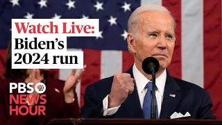 WATCH: What Biden's decision to run again means for 2024
