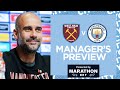 PEP GUARDIOLA PRESS CONFERENCE | WEST HAM