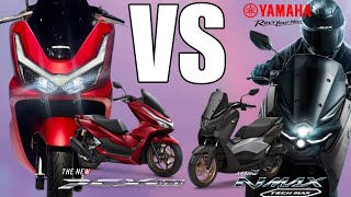 Labanan ng Performance or Pormahan  2025  Honda PCX160 RoadSync  VS New Yamaha NMAX TECHMAX