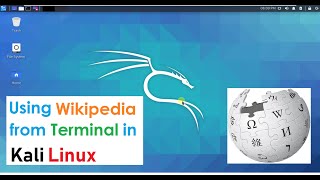 Wikipedia Search Using Kali Linux Terminal | Kali Linux