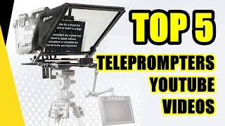 TOP 5: Best Teleprompters for YouTube Videos 2022 | for All Tablets and Smartphones