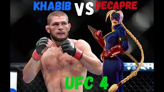 Khabib Nurmagomedov vs. Fighter Decapre | EA sports UFC 4 (Street Fighter)