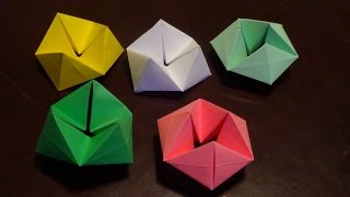 Origami Flexagon - How to make a paper Flexagon