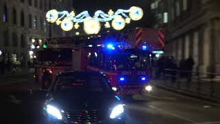 ***BULL HORN*** London Fire Brigade Pump and Turntable Ladder Responding