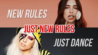 New Rules vs. Just Dance (MASHUP) Dua Lipa, Lady Gaga