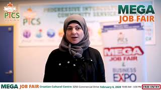 Progressive Intercultural Community Services (PICS) Society Mega Job Fair PICS 2020 Arabic