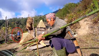 jungle man's life in the jungle with his wife || a family in the jungle || @junglefamilycooking