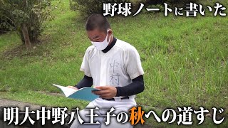 【西東京8強】テーマは自己犠牲。明大中野八王子が目指す「心の野球」