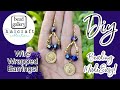 DIY Jewelry Making Tips Tricks and Hacks. Beading Basics - How To Create Wire Wrapped Earrings.