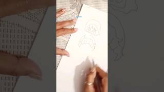 Easy movable doll drawing part 1 #viral #yt #shorts #trending #diy #papercraft #paperdoll