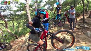 산산산MTB 토요라이딩 아차산 12명참석 너무 더워~180609