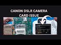 CAMERA  SD Card Write Protect Error  ADNAN CAMERA INFO #camera #cards