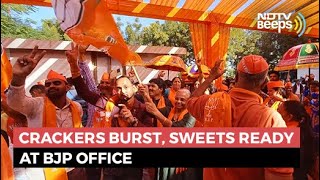Watch: Crackers Burst, Sweets Ready As BJP Wins In Gujarat
