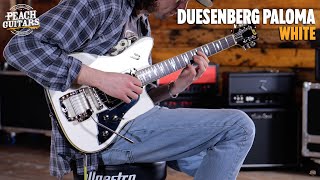 No Talking...Just Tones | Duesenberg Solid Body Guitars | Paloma - White