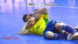 futsal final brazil vs iran 2015