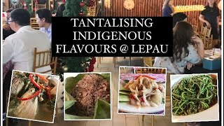 KUCHING || LEPAU || a heavenly spread of Manok Pansoh, Umai, Midin and fragrant Bario rice