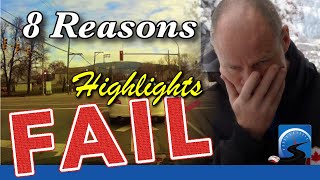 8 Reasons You Will Fail Your Driver's Test—HIGHLIGHTS