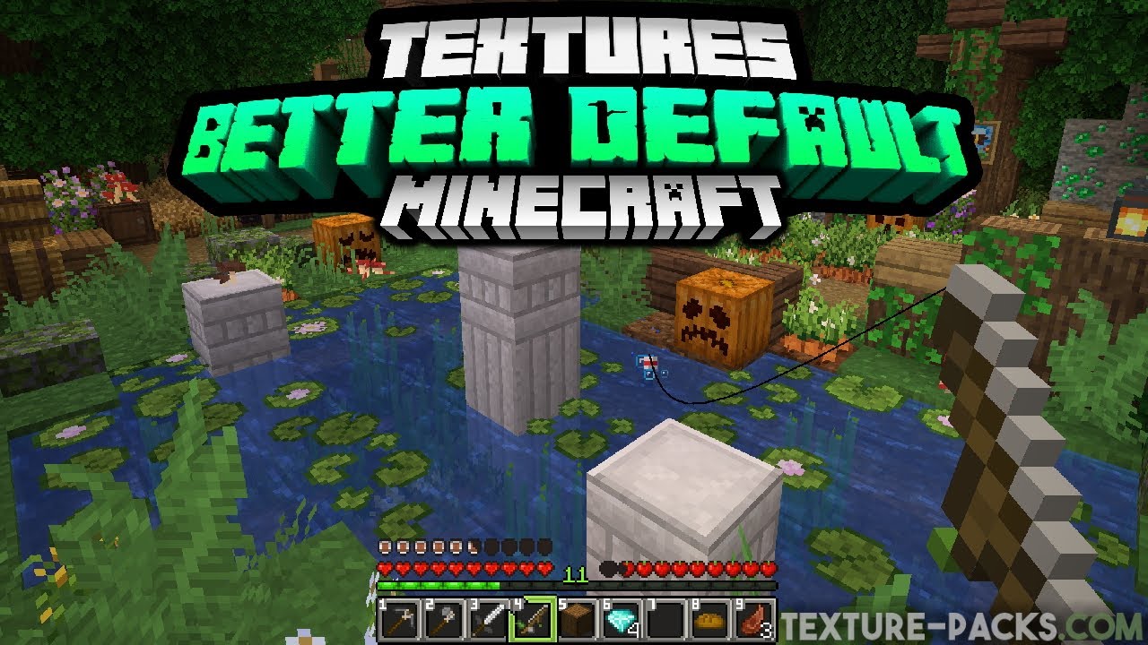 Better Default Texture Pack For Minecraft: Java Edition & Bedrock - YouTube