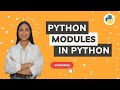 Python Modules | Python Programming Tutorials | Meritshot Tutorials