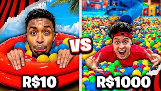 PISCINA DE BOLINHAS DE R$10, R$100 E R$1000! - Desafio