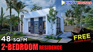 2-Bedroom Bungalow Box Type | Modern Residence 48 Sq.  M.