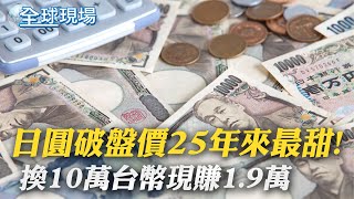 【全球現場】日圓破盤價25年來最甜! 換10萬台幣現賺1.9萬｜時代的眼淚! 香港連鎖零食店\