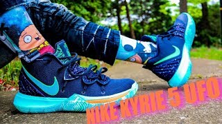 kyrie 5 mamba mentality on feet