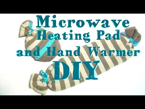 DIY Microwave Heating Pad and Hand Warmers ♥ Without a Sewing Machine! DIY Microwave Heating Pad and Hand Warmers ♥ Without a Sewing Machine!