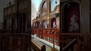 Trip to Egypt. Coptic ortodox church in old Hurgada