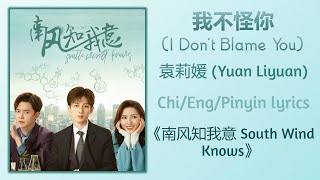 我不怪你 (I Don't Blame You) - 袁莉媛 (Yuan Liyuan)《南风知我意 South Wind Knows》Chi/Eng/Pinyin lyrics