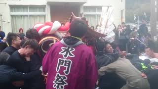 串本大島 水門祭り2018 屋台練りその②