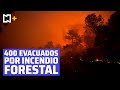 Evacuan a 400 personas por incendio forestal en Coahuila y Nuevo León